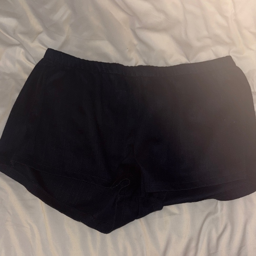 Navy Divided Lounge Shorts